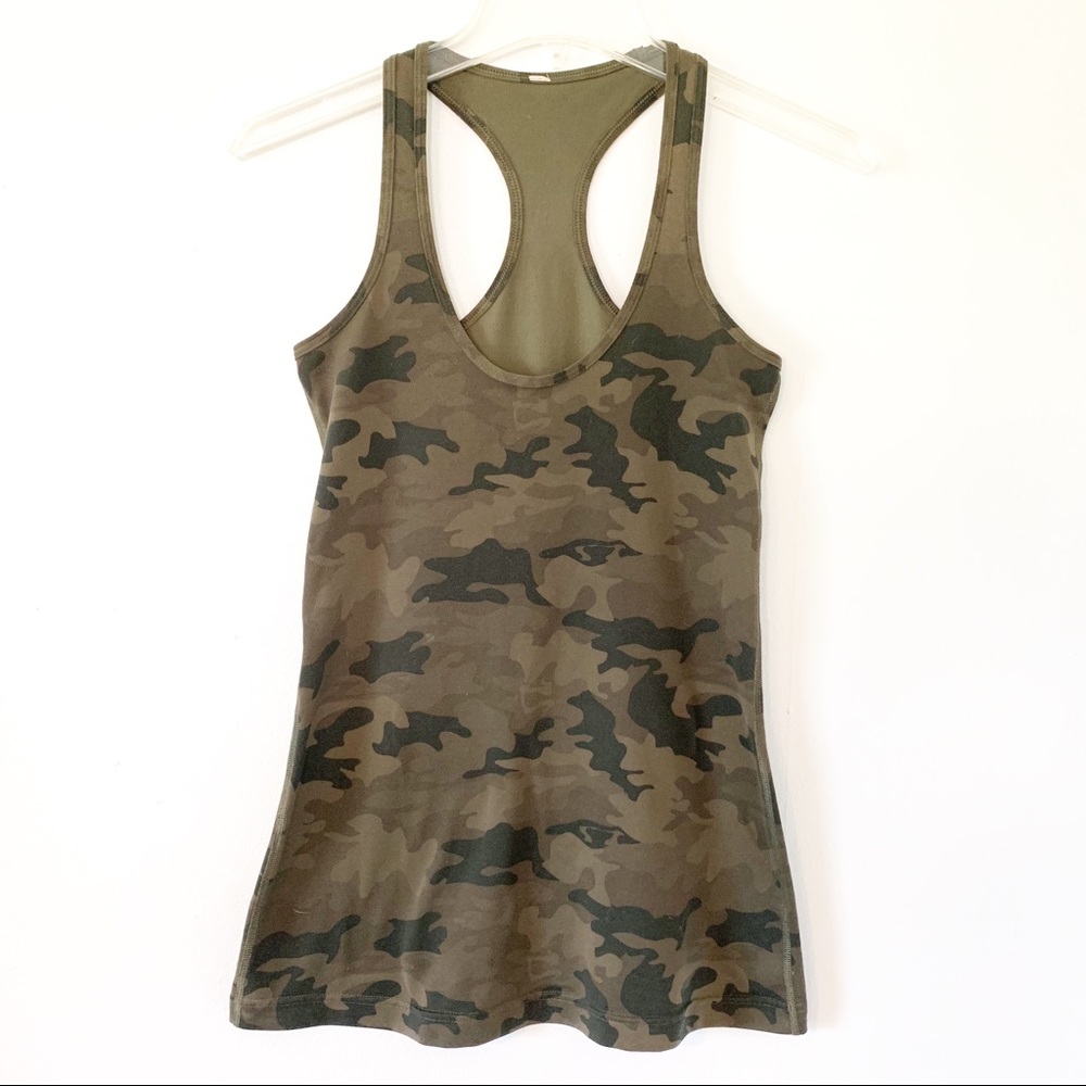 Lululemon Camo Racerback Tank Top - Picture 2 of 5